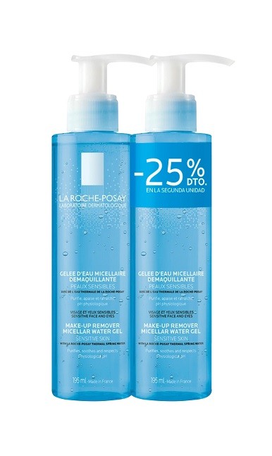 GEL DE AGUA MICELAR LA ROCHE POSAY DUPLO 25% DESCUENTO