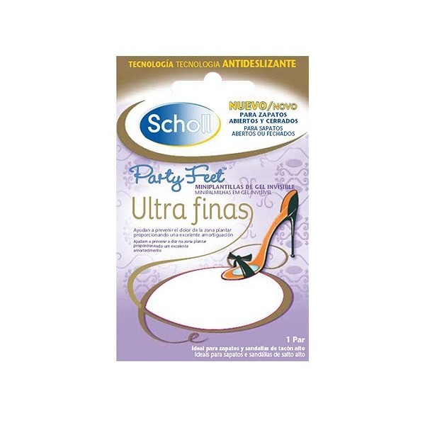 PLANTILLAS MINI DE GEL SCHOLL PARTY FEET ULTRAFINAS