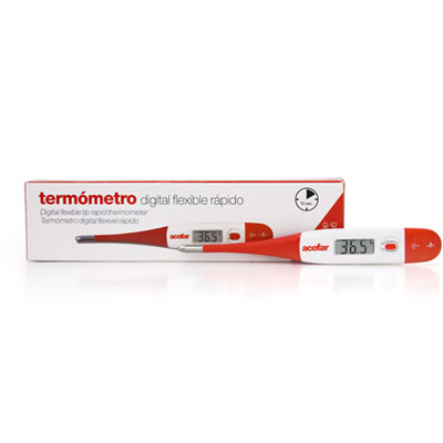 TERMOMETRO DIGITAL ACOFAR FLEXIBLE RAPIDO