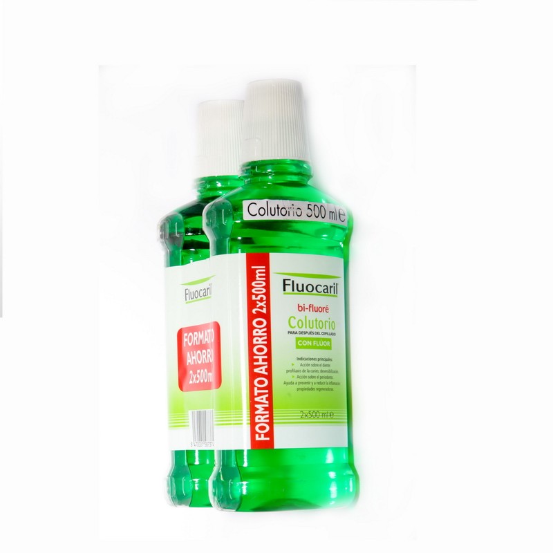 FLUOCARIL BI-FLUORE COLUTORIO CON FLUOR  PACK 500 ML 2U