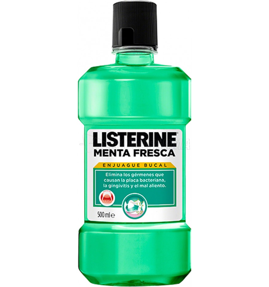 LISTERINE MENTA FRESCA 500 ML.