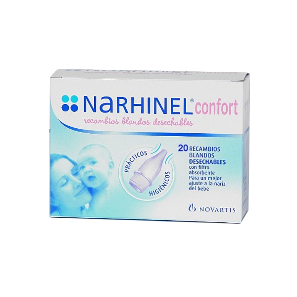 NARHINEL CONFORT ASPIRADOR RECAMBIO  20 BLANDO DESECHABLE