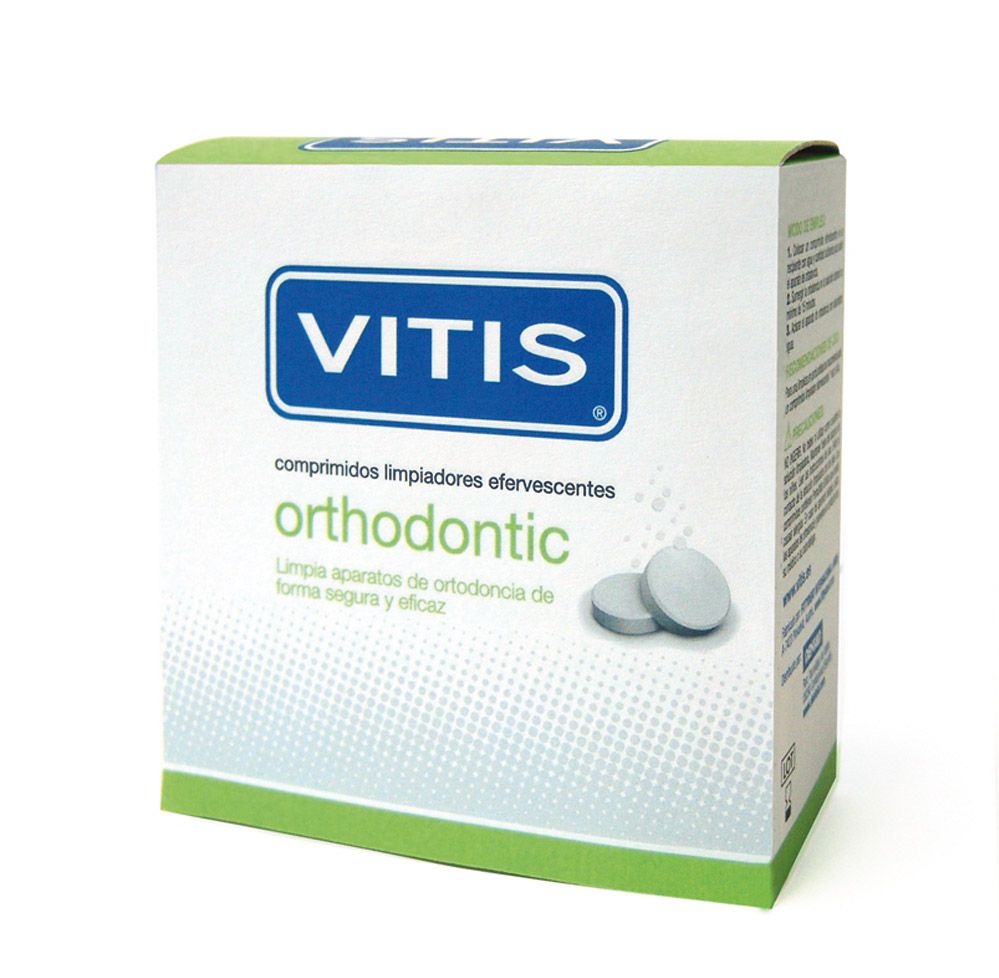 VITIS ORTHODONTIC COMP EFERVESCENTES LIMPIEZA PROTESIS DENTAL 32 COMP