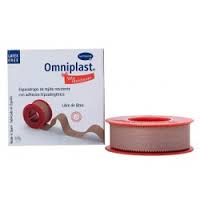 ESPARADRAPO HIPOALERGICO OMNIPLAST TEJIDO RESISTENTE 5 M X 1,25 CM