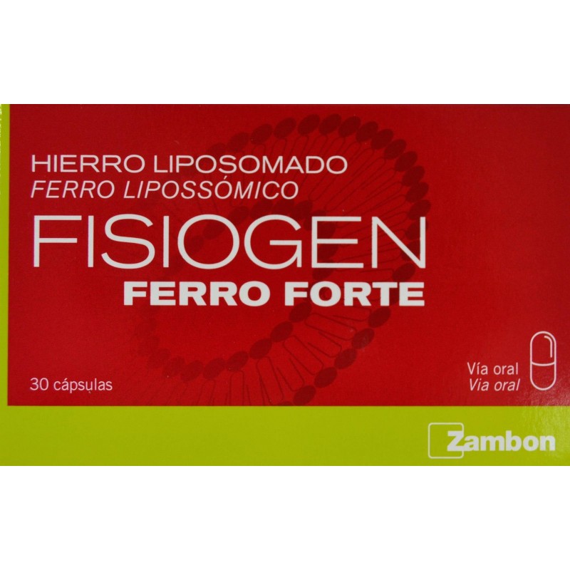 FISIOGEN HIERRO FORTE CAPS  30 CAPS