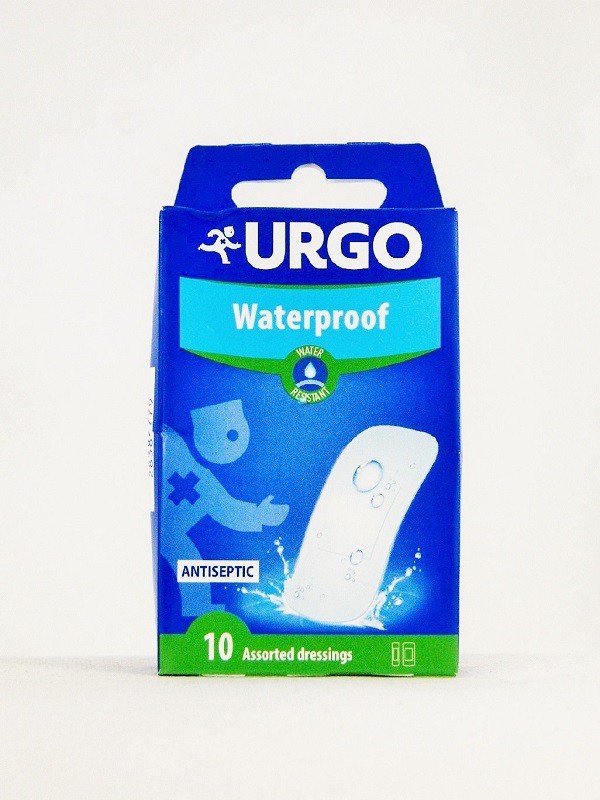 URGO WATERPROOF ANTISEPTIC APOSITO SURTIDO 10 TIRAS