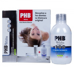 PACK PHB WHITE PASTA BLANQUEADORA 100 ML Y COLUTORIO 500 ML