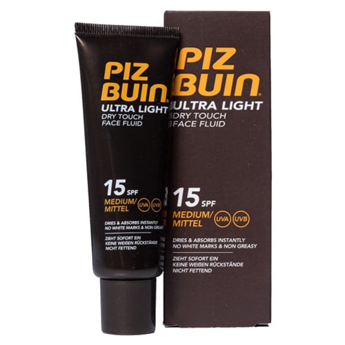 PIZ BUIN ULTRA LIGHT DRY TOUCH FLUIDO FACIAL SPF 15 50 ML