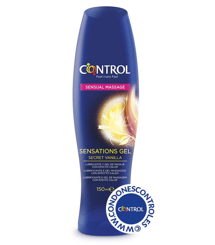 CONTROL GEL SENSUAL MASSAGE SENSATIONS LUBRICANTE 150 ML