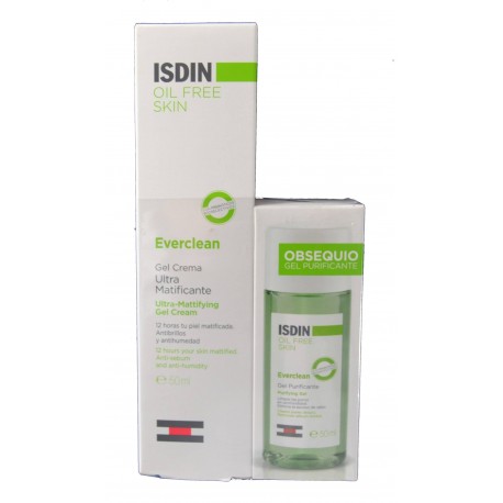 EVERCLEAN ISDIN OIL FREE SKIN GEL CREMA ULTRAMATIFICANTE 50 ML