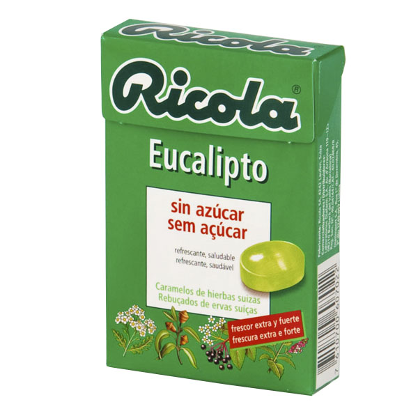 RICOLA CARAMELOS SIN AZUCAR  EUCALIPTUS 50 G