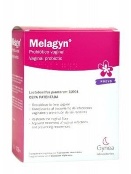 MELAGYN PROBIOTICO VAGINAL  7 COMPRIMIDOS VAGINALES