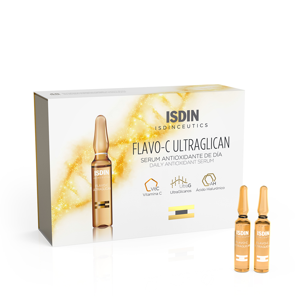 ISDIN ISDINCEUTICS FLAVO-C ULTRAGLICAN AMPOLLAS  2 ML 30 AMPOLLAS