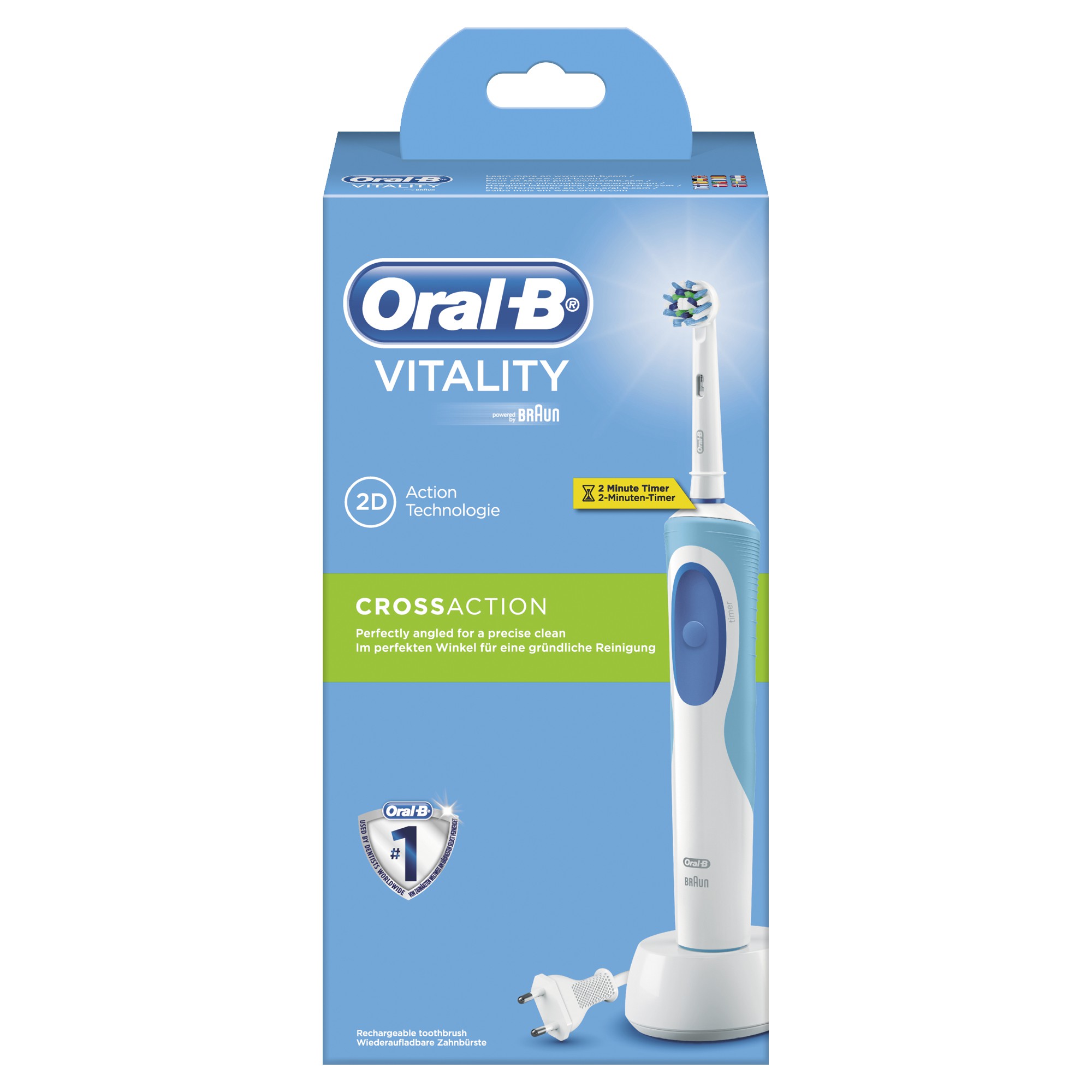 CEPILLO DENTAL ELECTRICO RECARGABLE ORAL B VITALITY CROSS ACTION