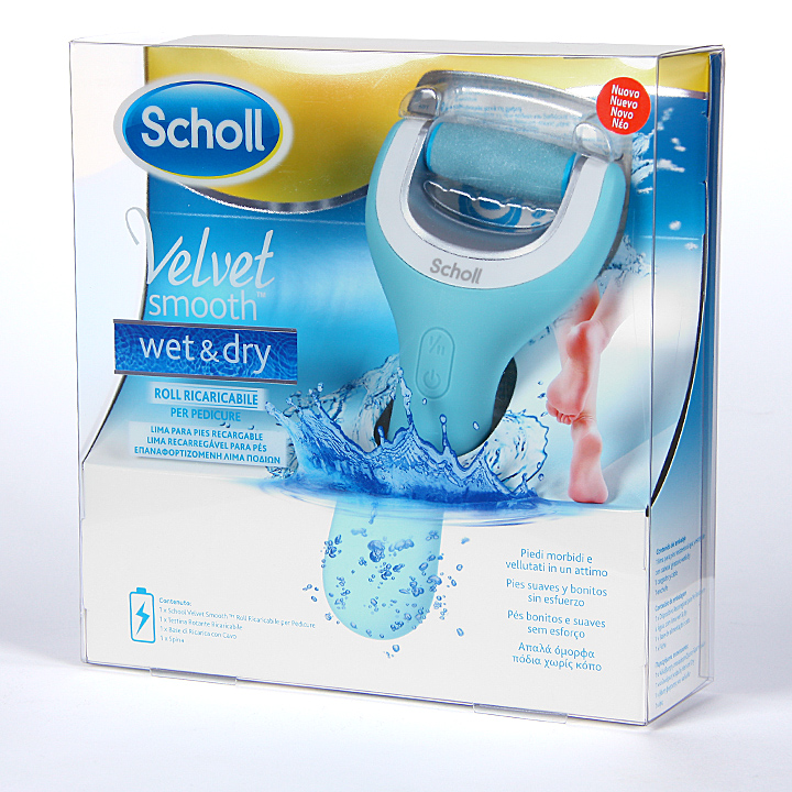 DR SCHOLL VELVET SMOOTH LIMA PIES WET &DRY RECARGABLE