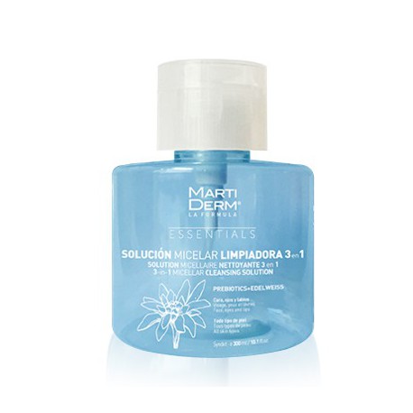 MARTIDERM SOLUCION MICELAR LIMPIADORA 3 EN 1  300 ML