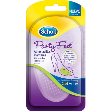 DR SCHOLL PARTY FEET ALMOHADILLAS PLANTARES 1 PAR