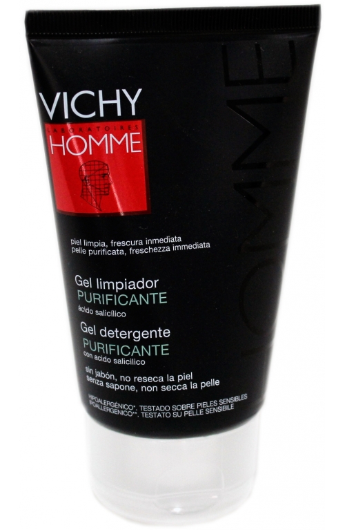 GEL LIMPIADOR ROSTRO.PURIFICADOR DE LA PIEL VICHY HOMME 125 ML