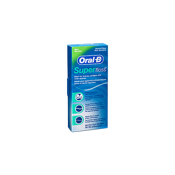 ORAL B HILO DENTAL SUPERFLOSS 50U