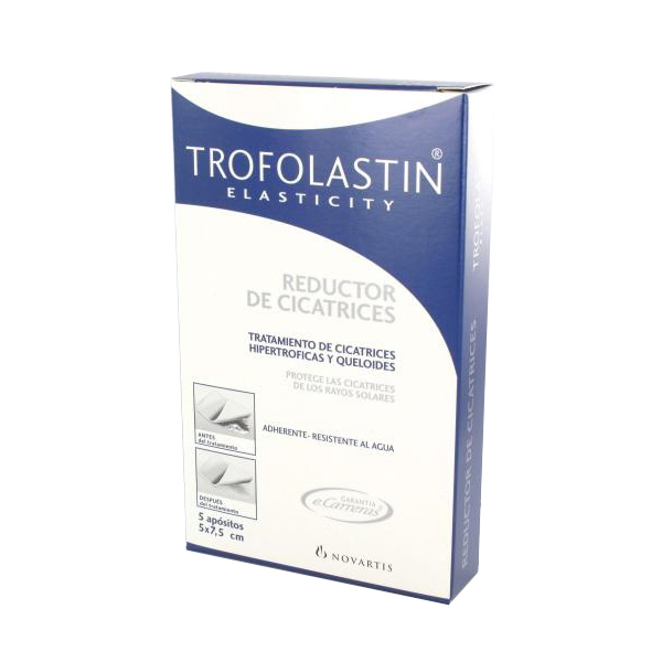 TROFOLASTIN REDUCTOR DE CICATRICES  5 X 7,5  5 U