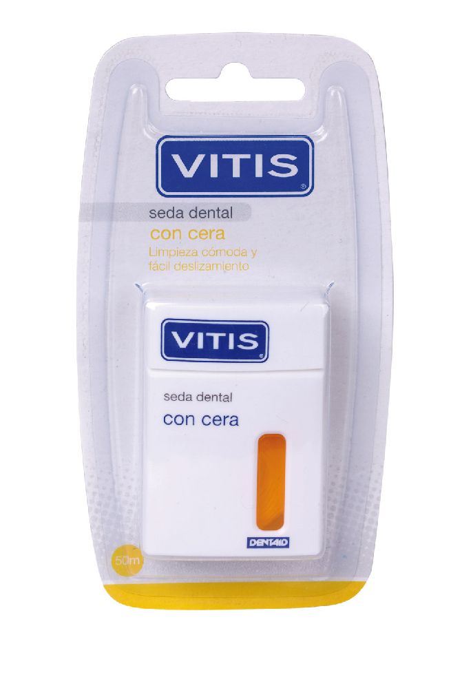 VITIS SEDA DENTAL CON CERA  50 M