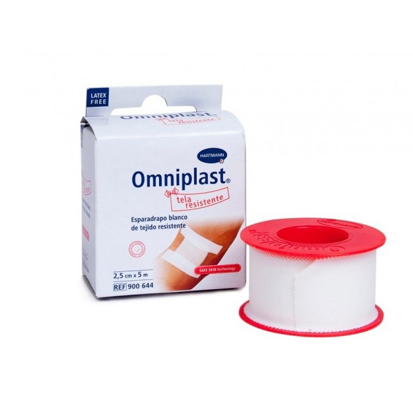 ESPARADRAPO OMNIPLAST TELA BLANCO 5X2,5