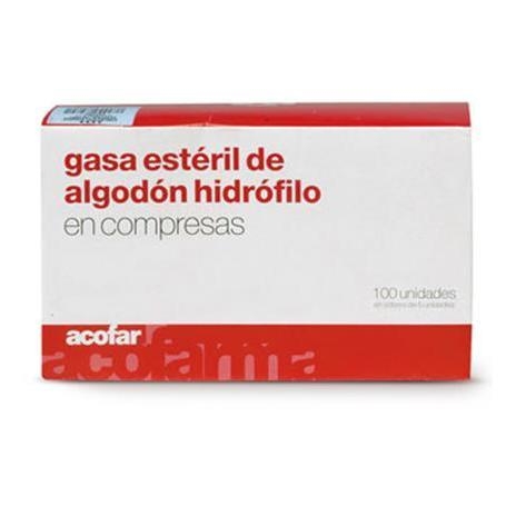 GASA ESTERIL ACOFARMA (S-5U) 100 UNID