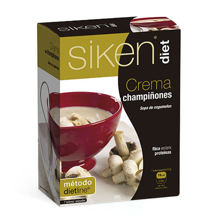 SIKEN DIET CREMA DE CHAMPIÑONES 7 SOBRES