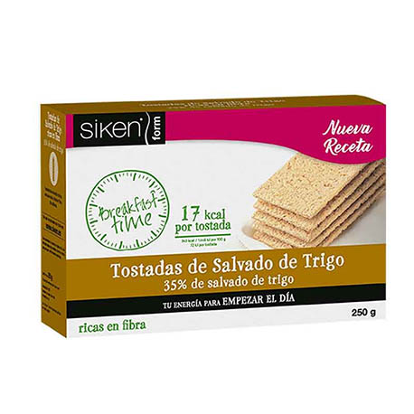 SIKEN FORM TOSTADAS DE SALV ADO DE TRIGO 250G