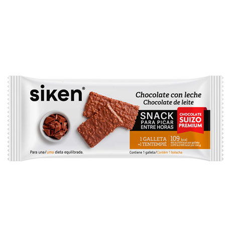 SIKEN SNACK ENTRE HORAS CHOCOLATE CON LECHE 1 BARRITA